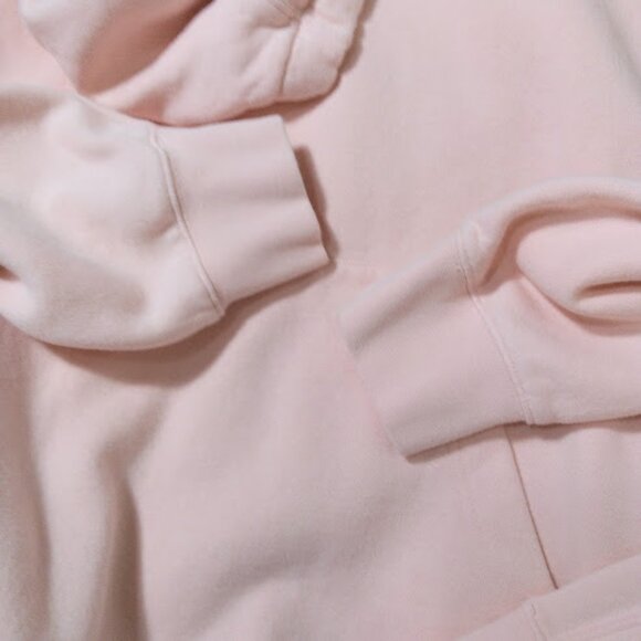 NIKE Pink Fleece Hoodie Sweatshirt Loungewear Athleisure Streetwear Unisex XXL - Picture 4 of 7